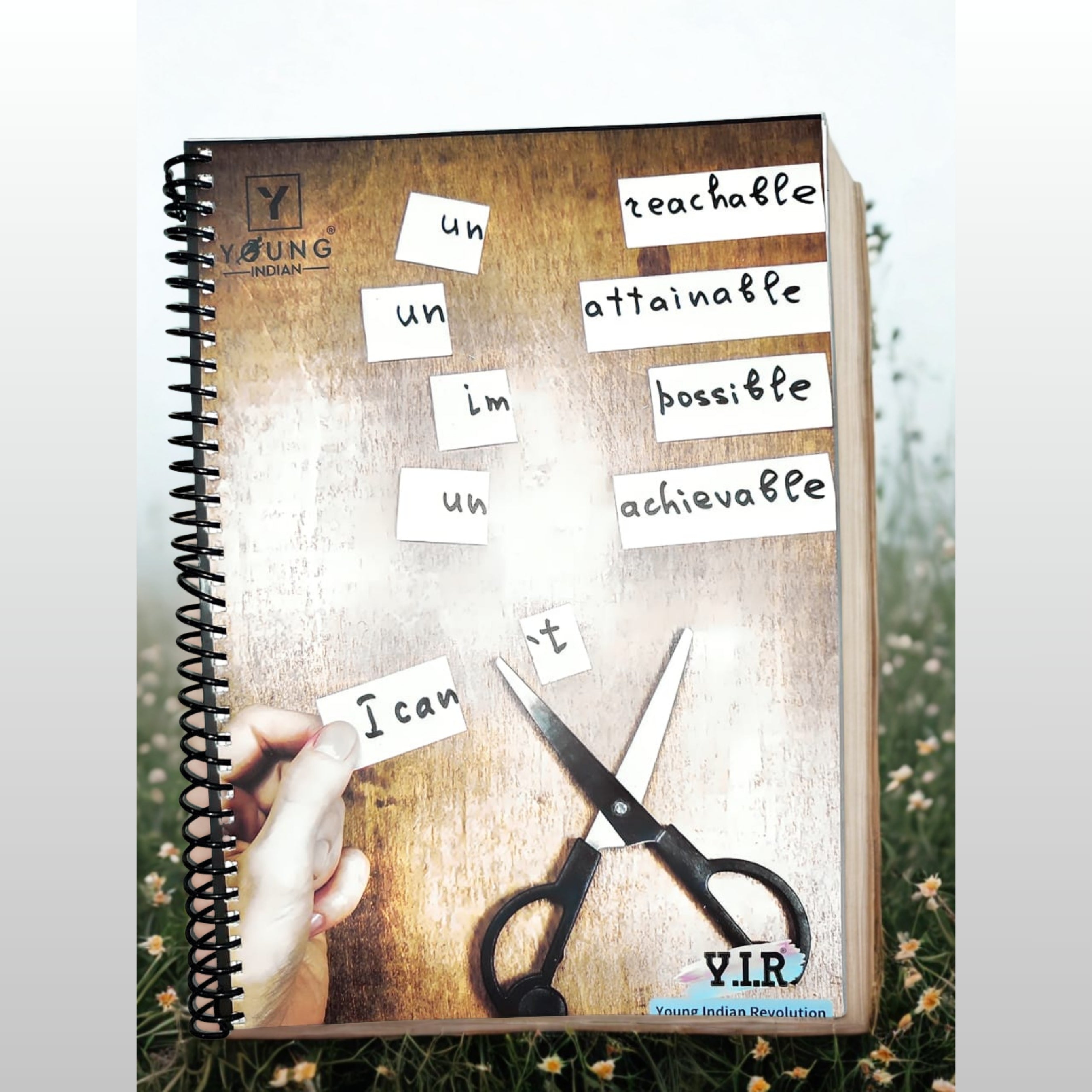 Y.I.R A4 Spiral Notebook – 300 Pages, Ruled – Made in India – Durable Wiro Binding (Pack of 4)