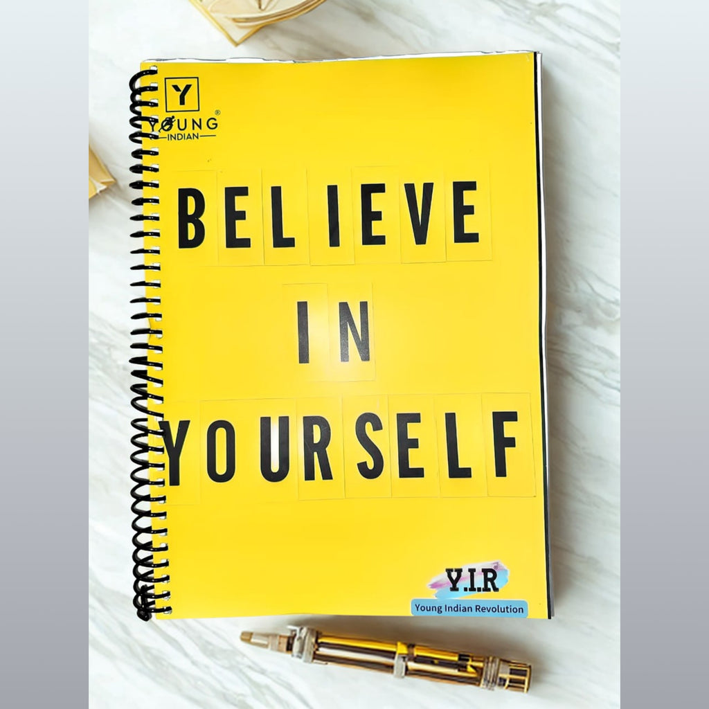 Y.I.R A4 Spiral Notebook – 300 Pages, Ruled – Made in India – Durable Wiro Binding (Pack of 4)