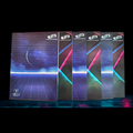 Y.I.R Neon Edition Notebooks A4 | 144 Pages Premium Student Register | Spiral & Softbound Options | Futuristic Holographic Covers (Pack of 6)