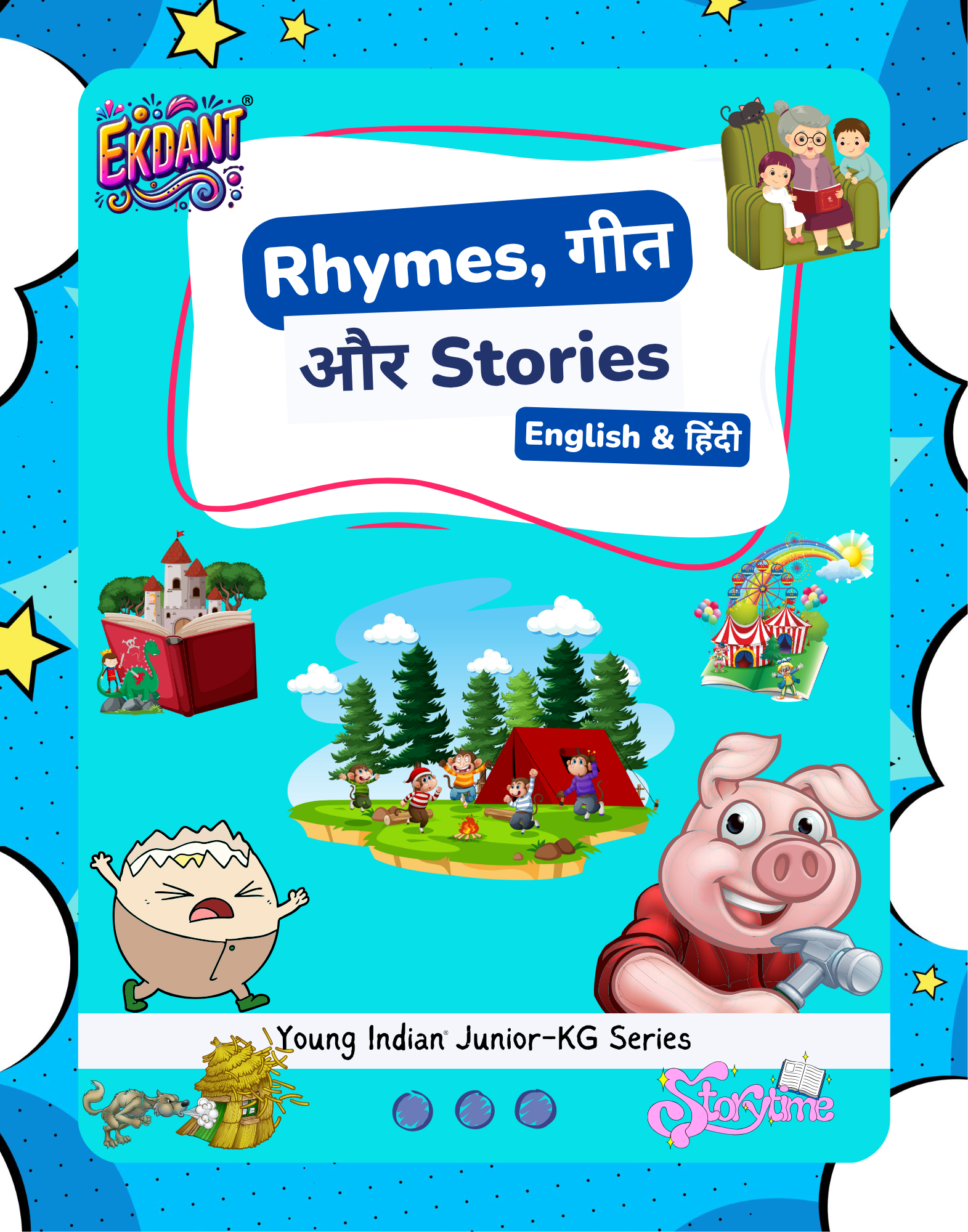 Rhymes, Geet & Stories – Young Indian Junior-LKG Series