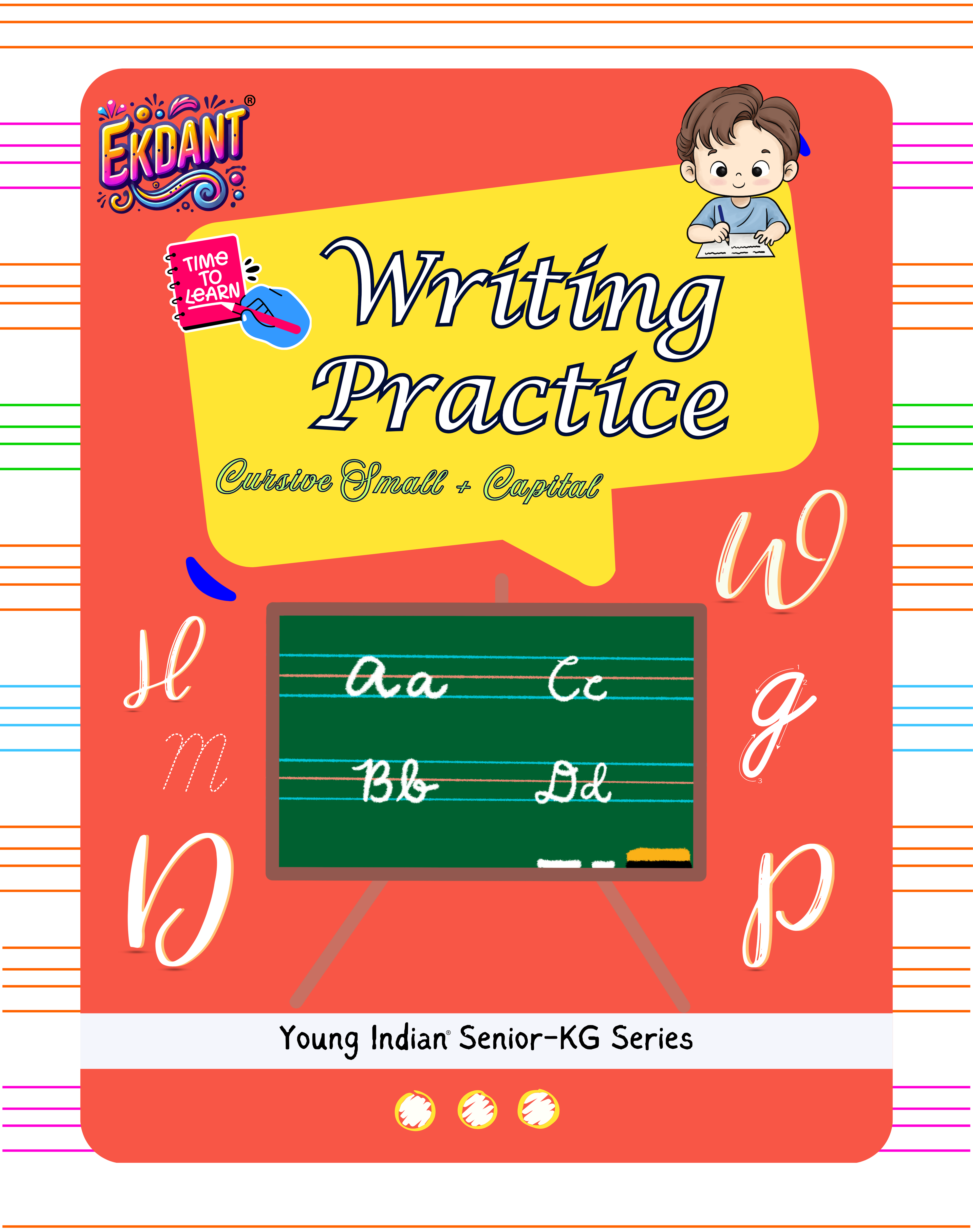 Writing Practice – Senior KG English Workbook (Ekdant)