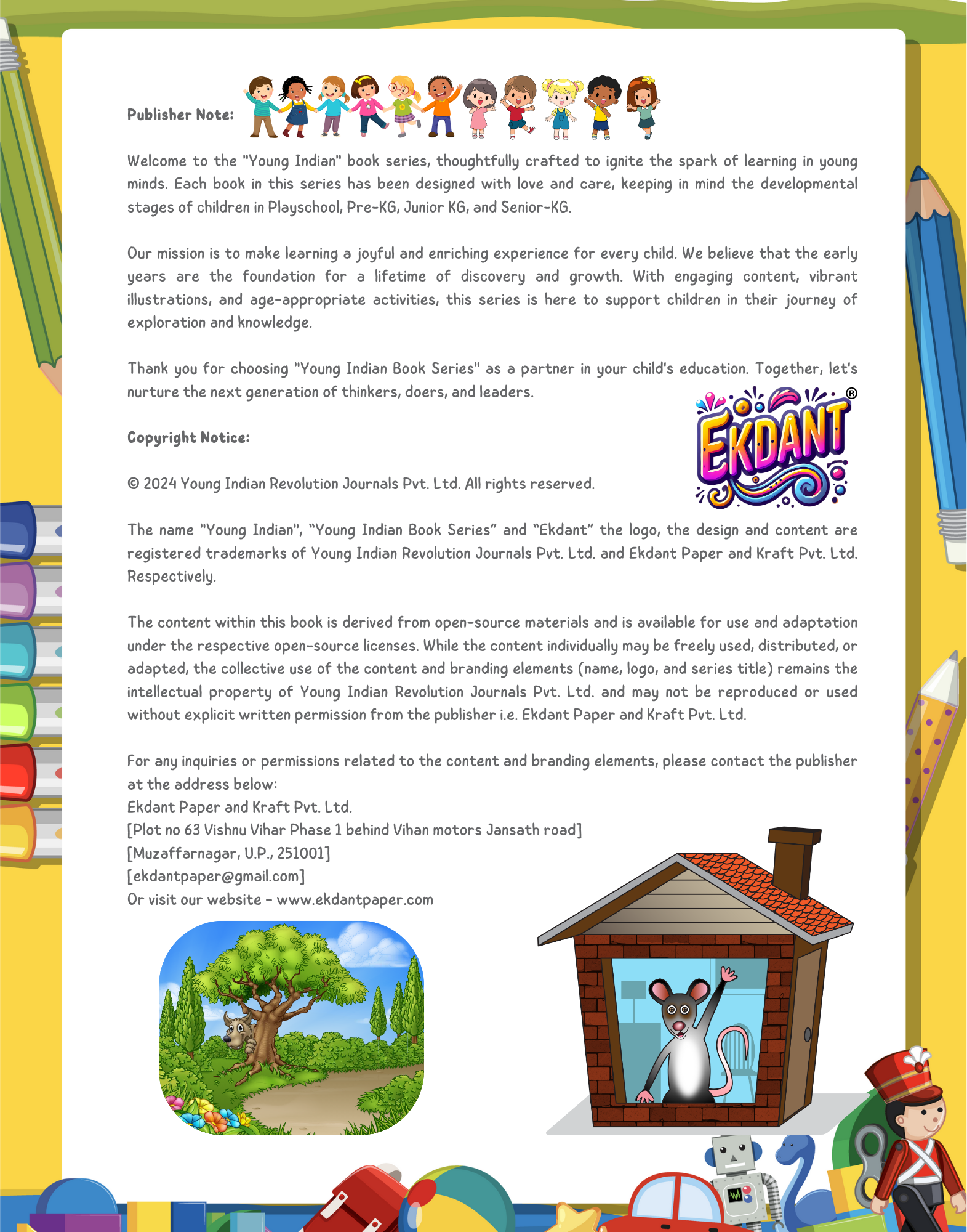 Rhymes, Geet & Stories – Young Indian Junior-LKG Series