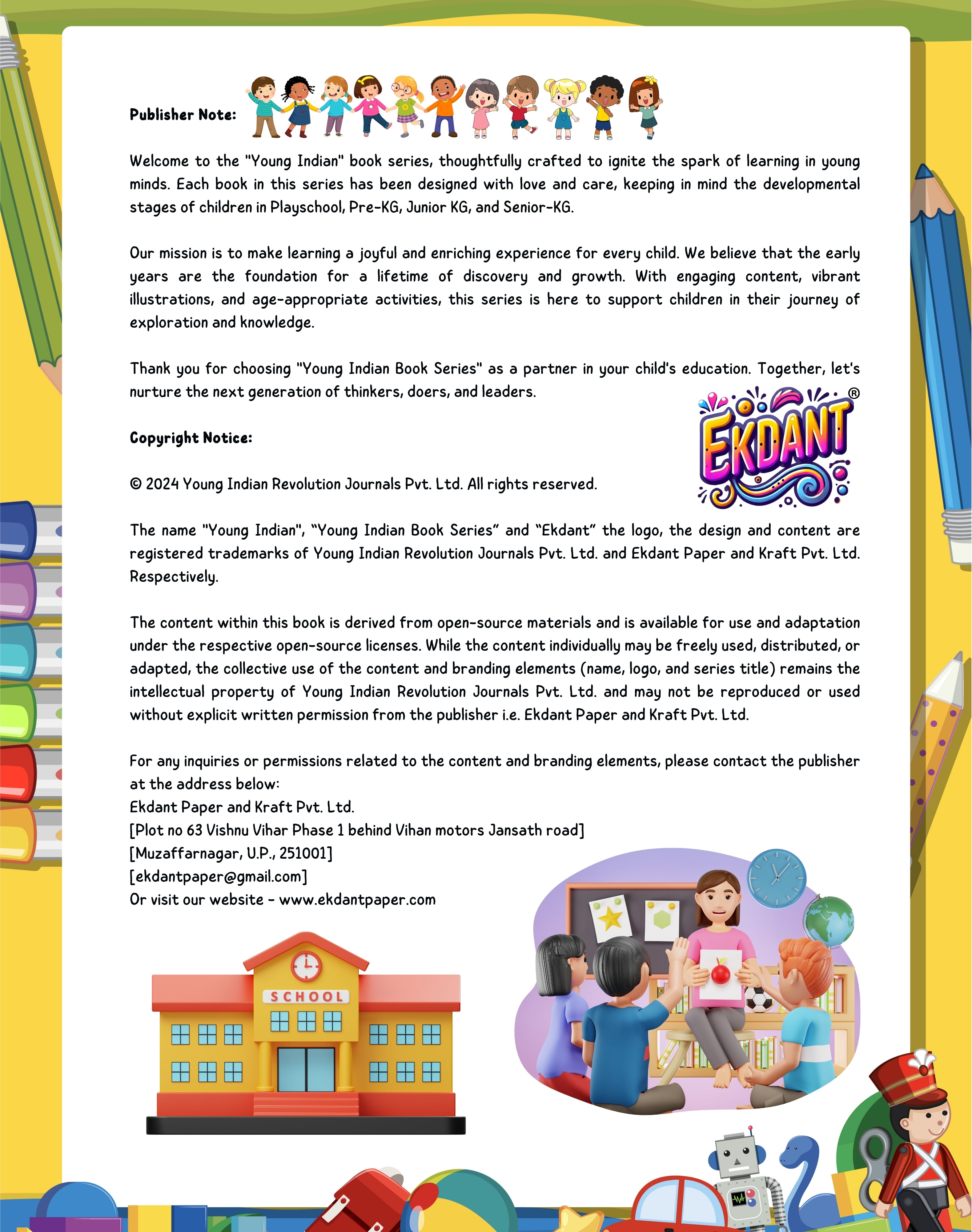 World That We Know Of! – Young Indian Senior-KG Series