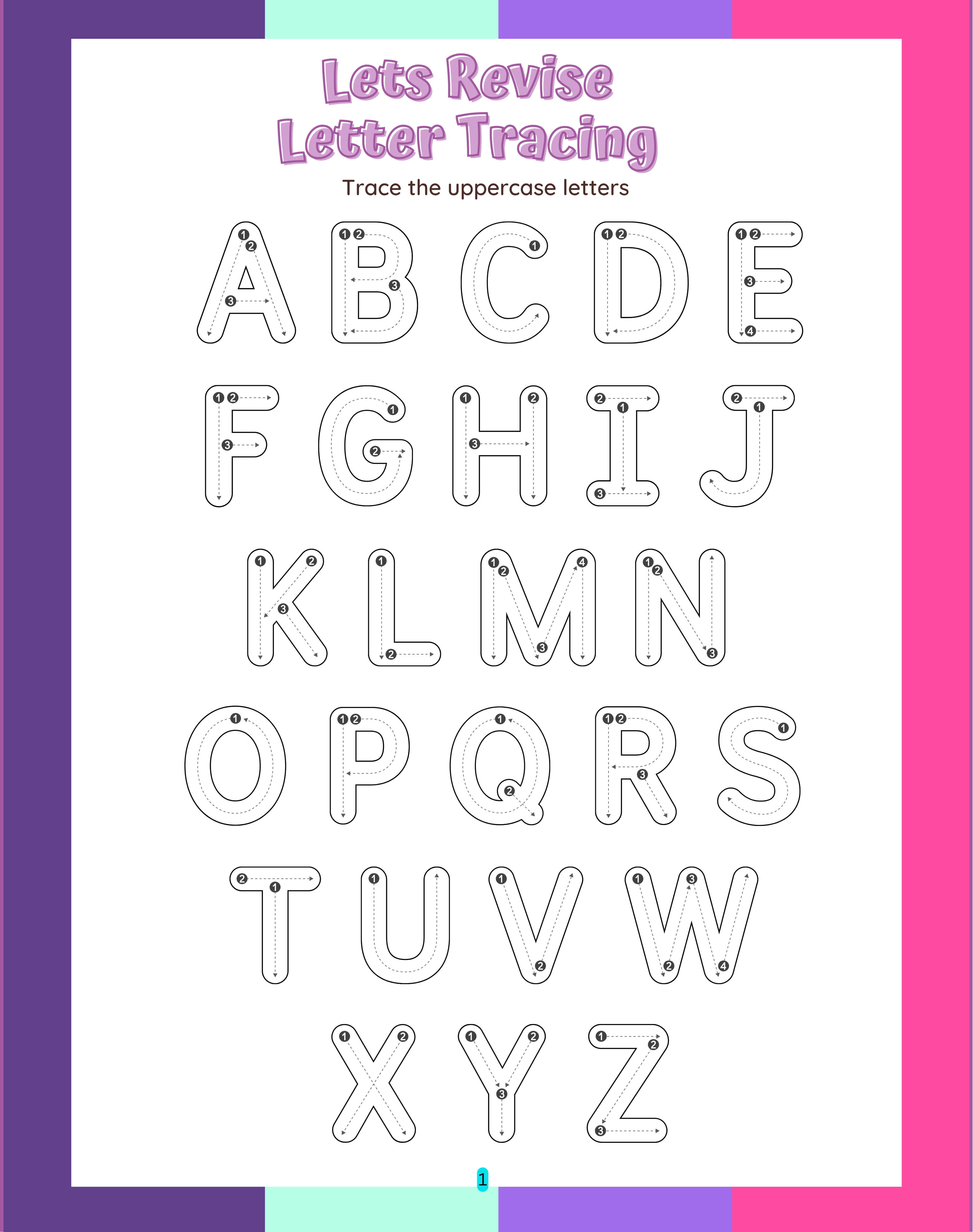 Writing Practice – Senior KG English Workbook (Ekdant)