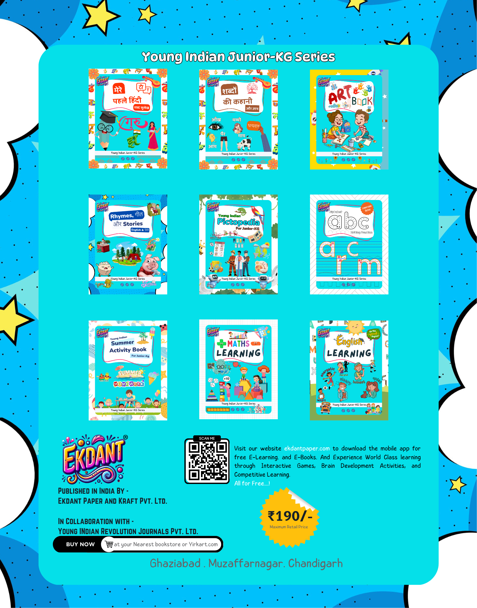 Rhymes, Geet & Stories – Young Indian Junior-LKG Series