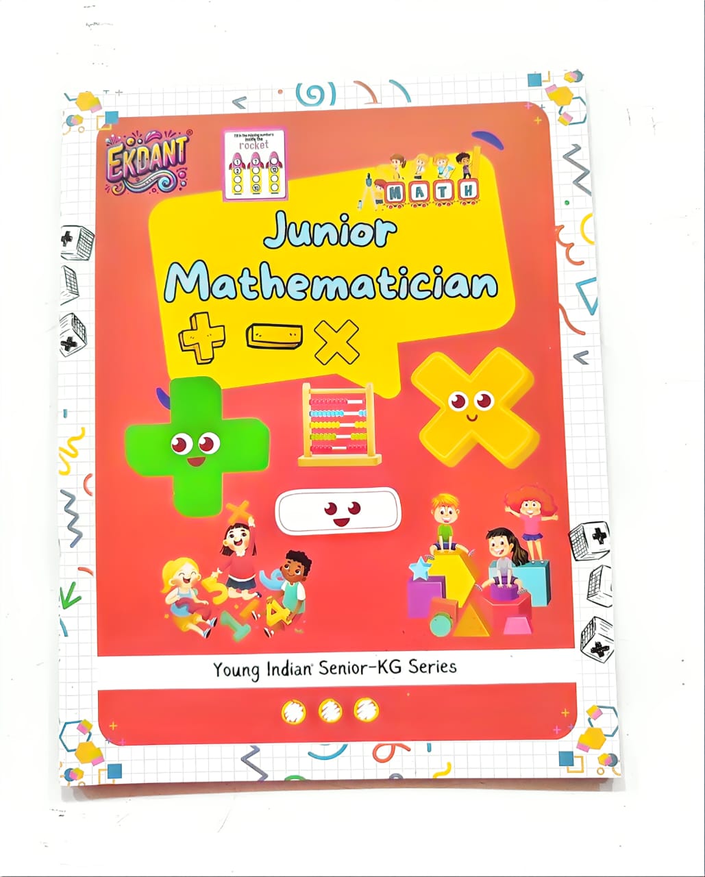 Ekdant Senior-KG Complete Learning Book Set – Young Indian Series (9 Books, English/Hindi, Activity, Math, Stories)