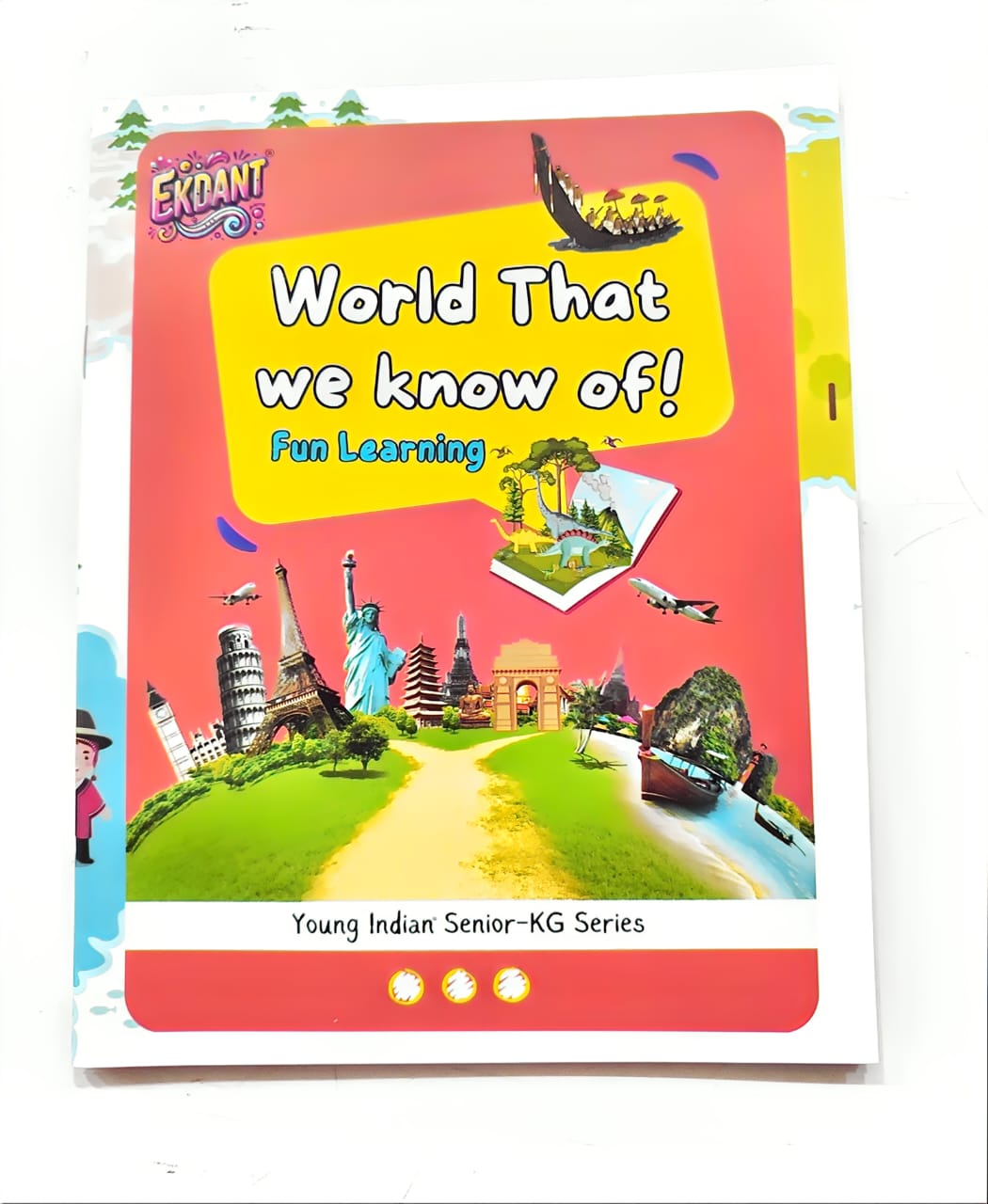 Ekdant Senior-KG Complete Learning Book Set – Young Indian Series (9 Books, English/Hindi, Activity, Math, Stories)