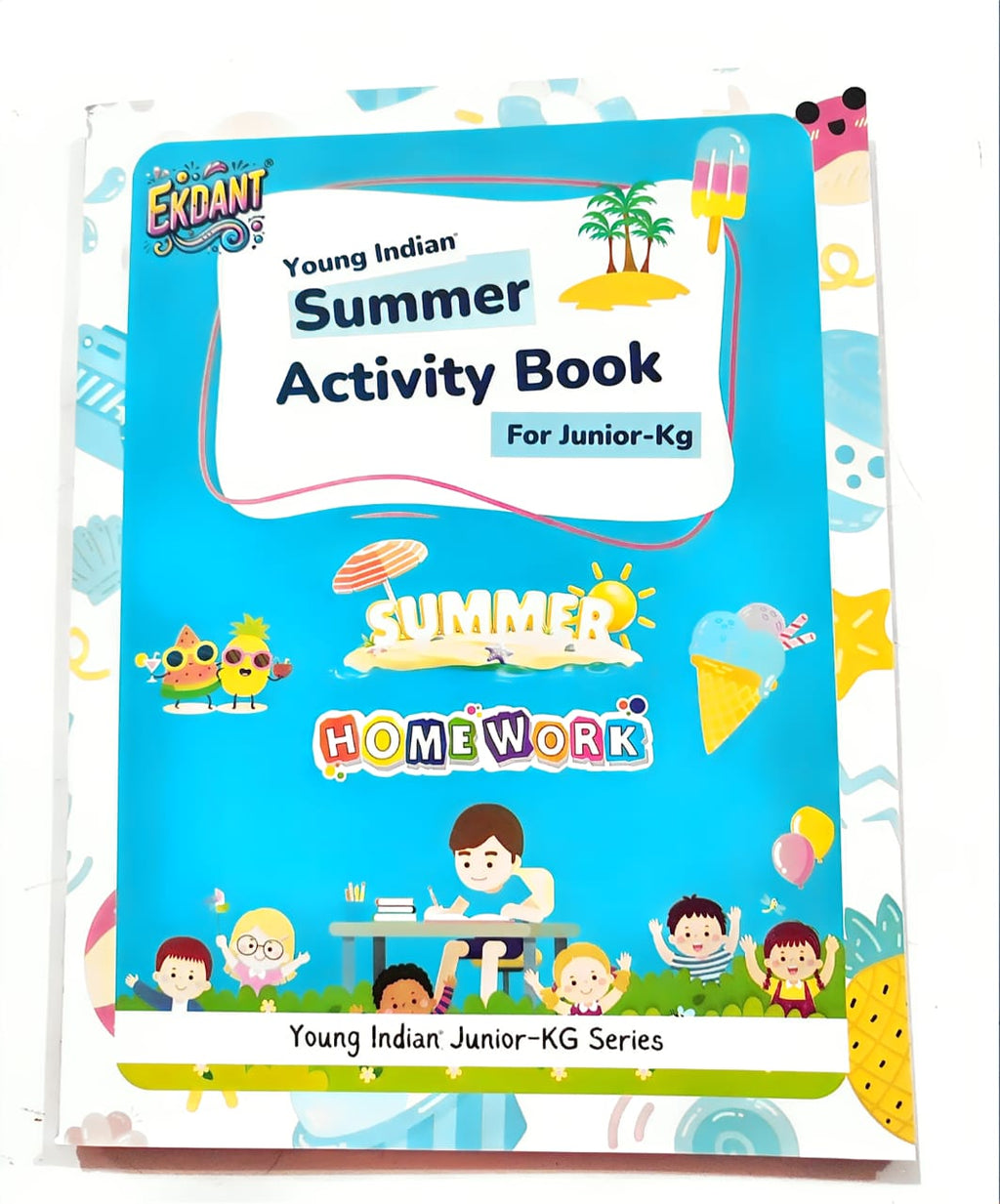 Ekdant Junior-KG Complete Learning Book Set – Young Indian Series (9 Books, Hindi/English, Maths, Art, Activities)