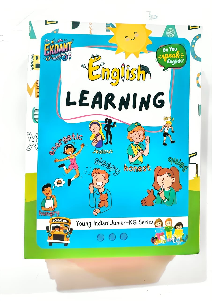 Ekdant Junior-KG Complete Learning Book Set – Young Indian Series (9 Books, Hindi/English, Maths, Art, Activities)