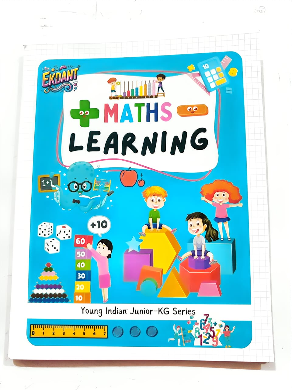 Ekdant Junior-KG Complete Learning Book Set – Young Indian Series (9 Books, Hindi/English, Maths, Art, Activities)